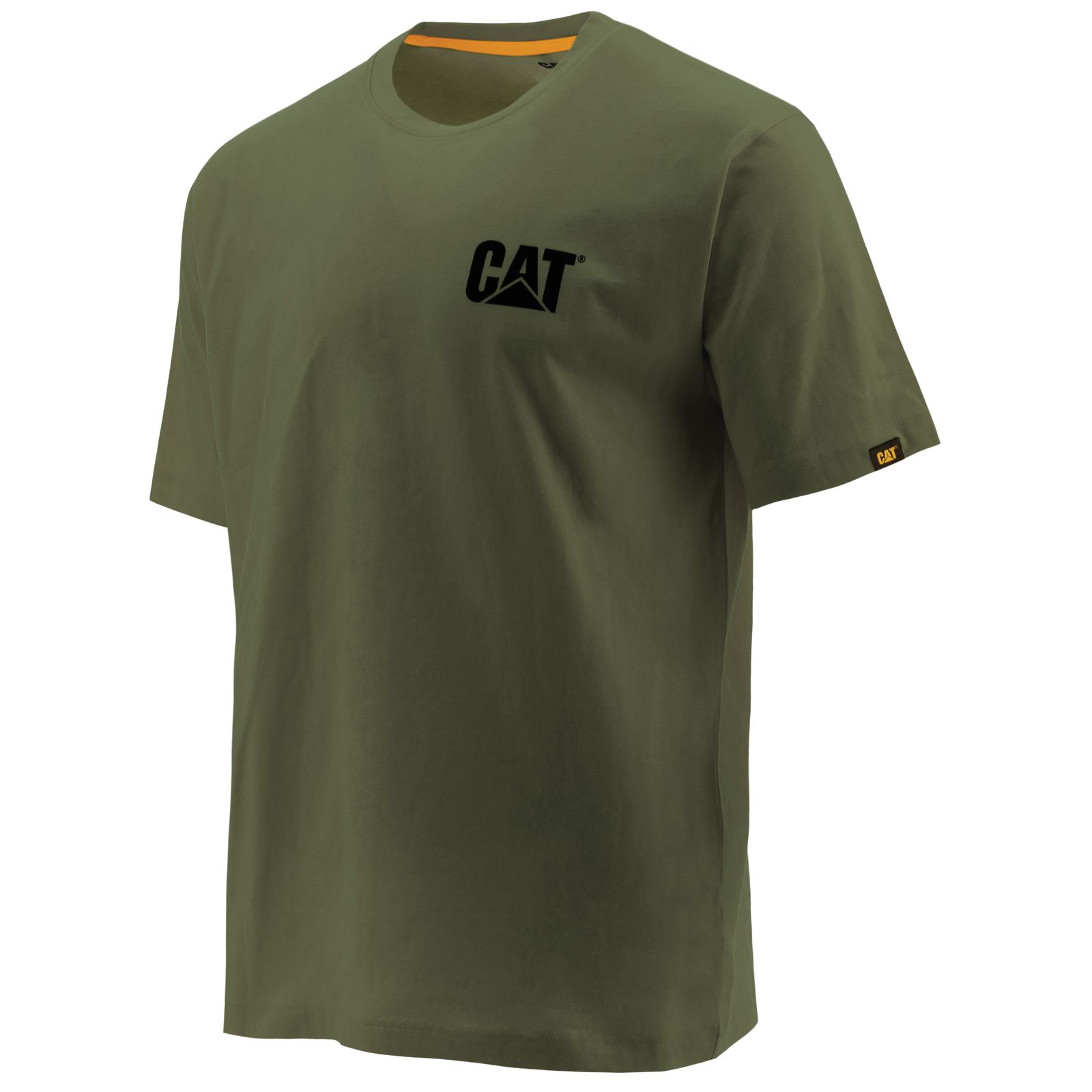 Caterpillar T-Shirts Online UAE - Caterpillar Trademark Mens - Green PTBCJR739